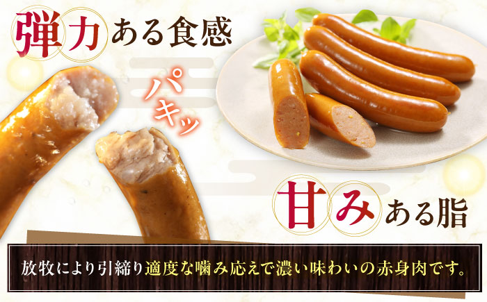 放牧豚 チョリソー 計800g（100g×8）《厚真町》　【ファーマーズファクトリー株式会社】 ソーセージ 無塩せき 無添加 北海道 [AXBA099]