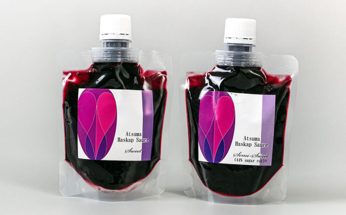 あつまハスカップソースセット《厚真町》【株式会社あつまみらい】[AXAS002]