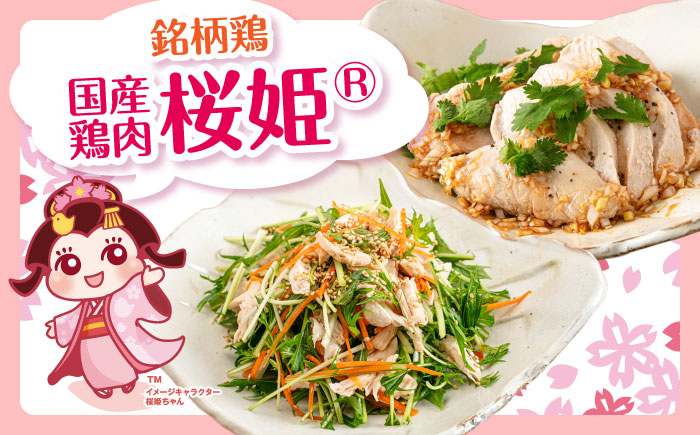 【全3回定期便】桜姫ヘルシーセット 計4kg（鶏むね・ささみ 各2kg）《厚真町》【東日本フード株式会社】 桜姫 国産鶏肉 鶏肉 鶏 むね肉 ムネ ささみ ささみ肉 冷凍 北海道 [AXBM059]