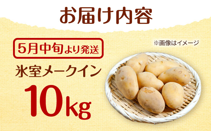 【先行予約商品】【5月中旬から発送予定！】氷室メークイン 10kg《厚真町》【とまこまい広域農業協同組合】 じゃがいも ジャガイモ 芋 メークイン 野菜 先行予約 北海道 [AXAB044]