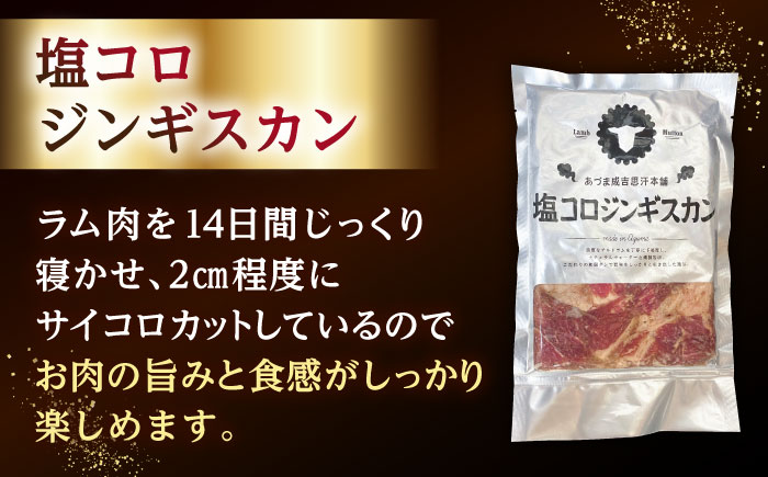 【全3回定期便】あづまジンギスカン 月替りバラエティ 定期便《厚真町》【有限会社市原精肉店】 ジンギスカン 羊肉 ラム マトン ロース 焼肉用 味付き 小分け 冷凍配送 北海道 定期便[AXAA015]