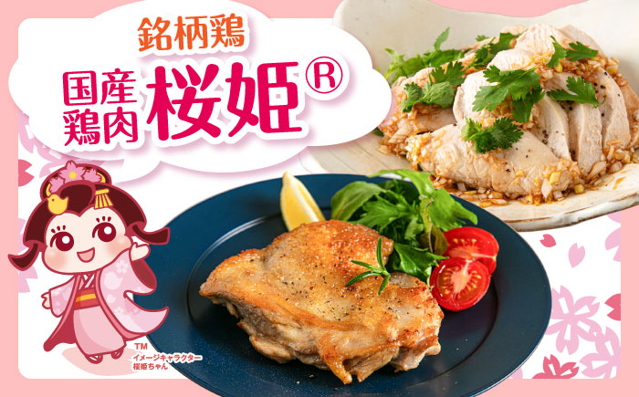 【全2回定期便】桜姫 鶏むね＆鶏ももセット 計4kg （鶏むね・鶏もも 各2kg）《厚真町》【東日本フード株式会社】 桜姫 鶏肉 鶏 とり肉 もも肉 鶏もも むね肉 鶏むね 冷凍 北海道 [AXBM044]