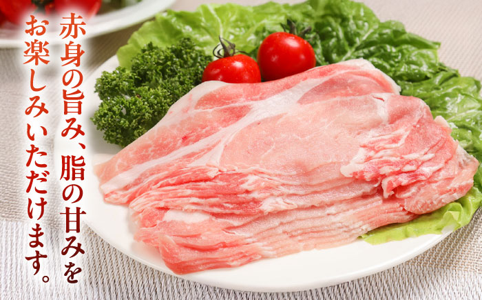 放牧豚ロース しゃぶしゃぶ 計900g（150g×6）《厚真町》　【ファーマーズファクトリー株式会社】 [AXBA137]