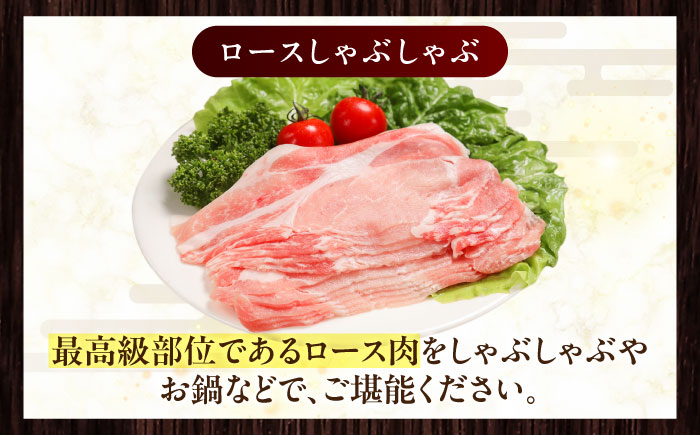 放牧豚ロース しゃぶしゃぶ 計900g（150g×6）《厚真町》　【ファーマーズファクトリー株式会社】 [AXBA137]