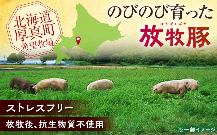 放牧豚 ボロニアミニソーセージ 計1,080g（180g×6）《厚真町》　【ファーマーズファクトリー株式会社】 無塩せき 無添加 北海道 [AXBA107]