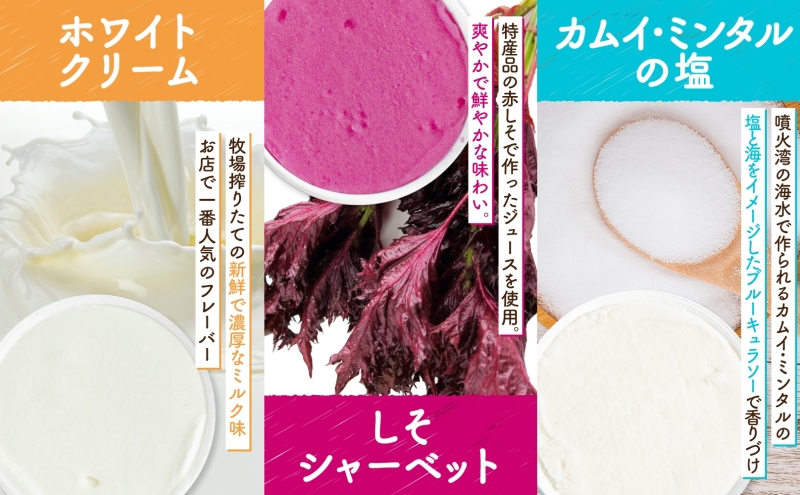 無地熨斗 北海道 まきばのジェラート 6種  各2個 計12個 セット ジェラート ミルク 赤しそ カムイミンタルの塩 とうもろこし かぼちゃ 白花豆 アイス 牛乳 お取り寄せ グルメ ギフト 送料無料 熨斗 のし 名入れ不可