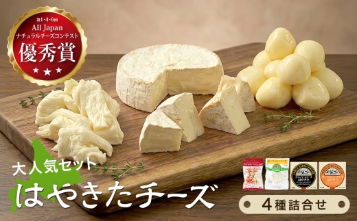 【世界チーズコンテスト受賞】夢民舎はやきたチーズ大人気セット【配送不可地域：離島】【1468533】