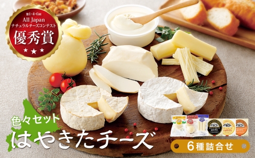 高評価! ナチュラルチーズコンテスト受賞! 夢民舎ブランド はやきたチーズ色々詰合せセット【配送不可地域：離島】【1001151】