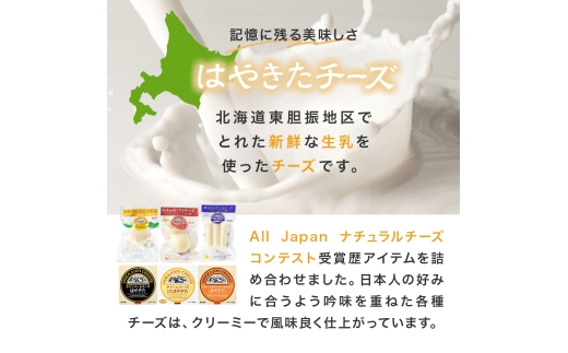 高評価! ナチュラルチーズコンテスト受賞! 夢民舎ブランド はやきたチーズ色々詰合せセット【配送不可地域：離島】【1001151】