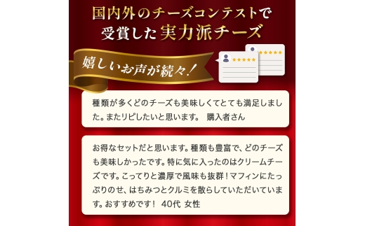 高評価! ナチュラルチーズコンテスト受賞! 夢民舎ブランド はやきたチーズ色々詰合せセット【配送不可地域：離島】【1001151】