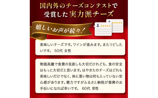 高評価! ナチュラルチーズコンテスト受賞! 夢民舎ブランド はやきたチーズ詰合せセット【配送不可地域：離島】【1000073】