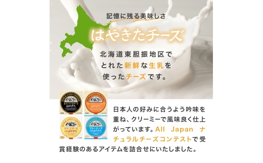 高評価! ナチュラルチーズコンテスト受賞! 夢民舎ブランド はやきたチーズ詰合せセット【配送不可地域：離島】【1000073】