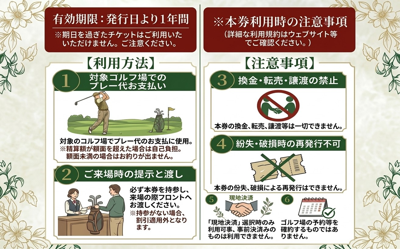 【ふるさと納税】安平町ゴルフ場共通割引券　9000円分（3000円×3枚）