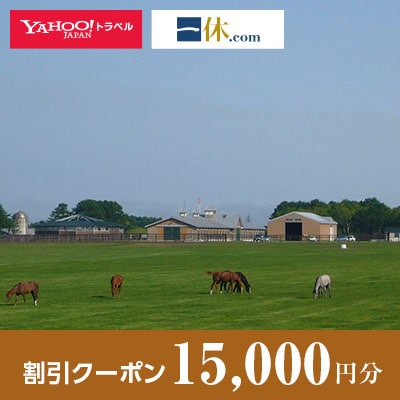 【北海道安平町】一休.com・Yahoo!トラベル割引クーポン(15,000円分)【1151310】