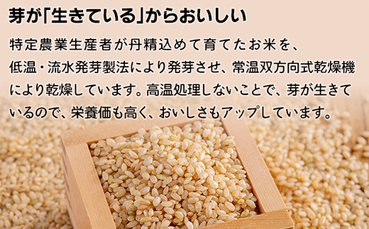 北海道米ゆめぴりか10kgと2種類の発芽玄米の食べ比べセット MKWAH010
