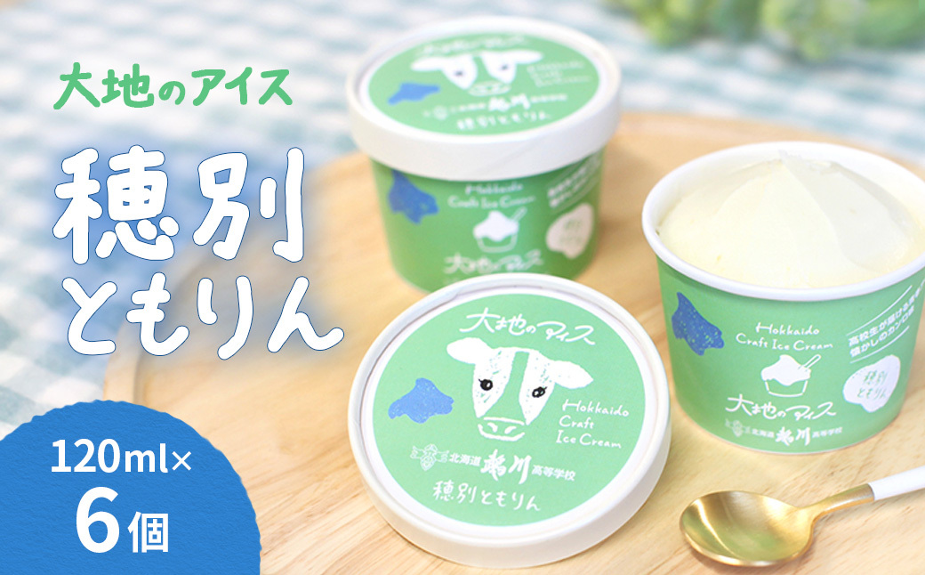 大地のアイス 穂別ともりん[120ml×6個]  【ふるさと納税 人気 おすすめ ランキング アイス アイスクリーム スイーツ デザート カンロ 大地のアイス ほべつ 穂別 あじうり セット 北海道 むかわ町 送料無料】 MKWAK001