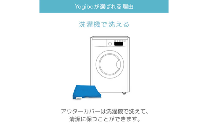 ヴェルサイユリゾートファームオリジナル Yogibo Max タニノギムレット アクアブルー