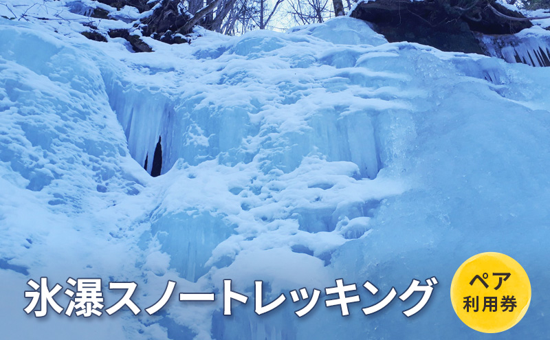 氷瀑スノートレッキング【体験チケット】体験 チケット 自然 北海道 日高町