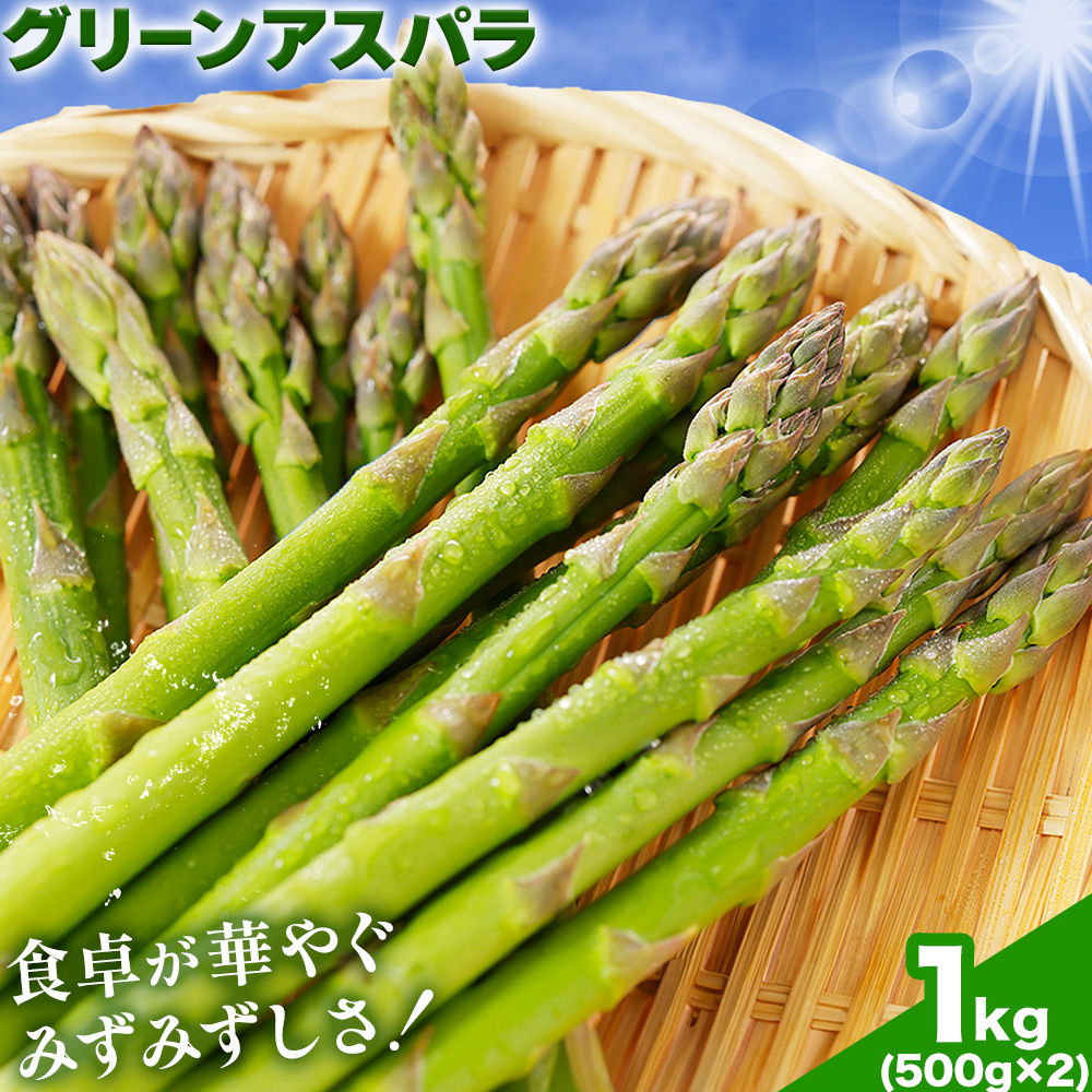 アスパラガス アスパラ グリーンアスパラ L サイズ 1kg 門別町農業協同組合(生活資材課) 《4月上旬-5月末頃出荷》北海道 日高町 送料無料 春野菜 春 朝採り 朝採れ お取り寄せ
