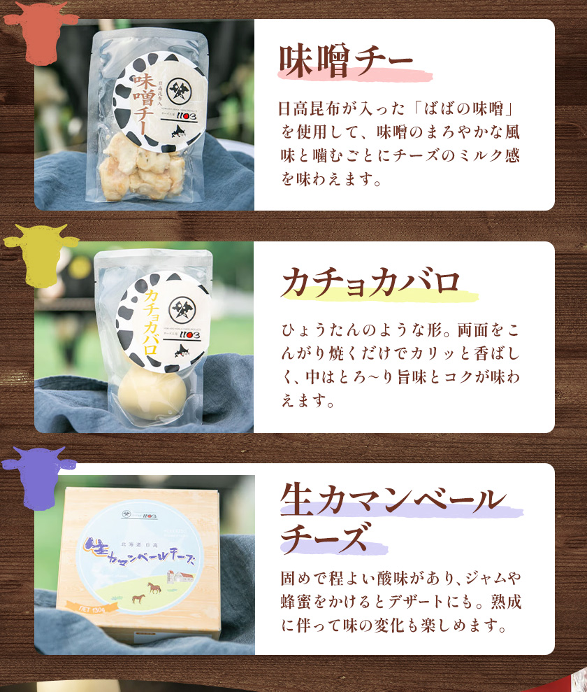 【お歳暮のし付き】チーズセットB 計5種 チーズ工房1103《90日以内に出荷予定(土日祝除く)》ストリング拓 ストリング日高 味噌チー カチョカバロ 生カマンベール チーズ チーズセット 乳製品 送料無料 ギフト 贈り物 北海道 日高町