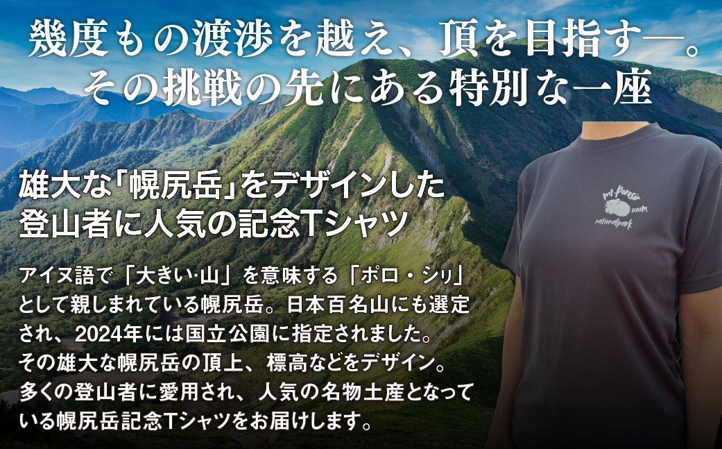 ãæ¥æ¬çŸåå±±ãã2026幎éå®ãå¹å°»å²³èšå¿µå±±è©©Tã·ã£ãïŒã°ã¬ãŒ XLãµã€ãºïŒ BRTJ043