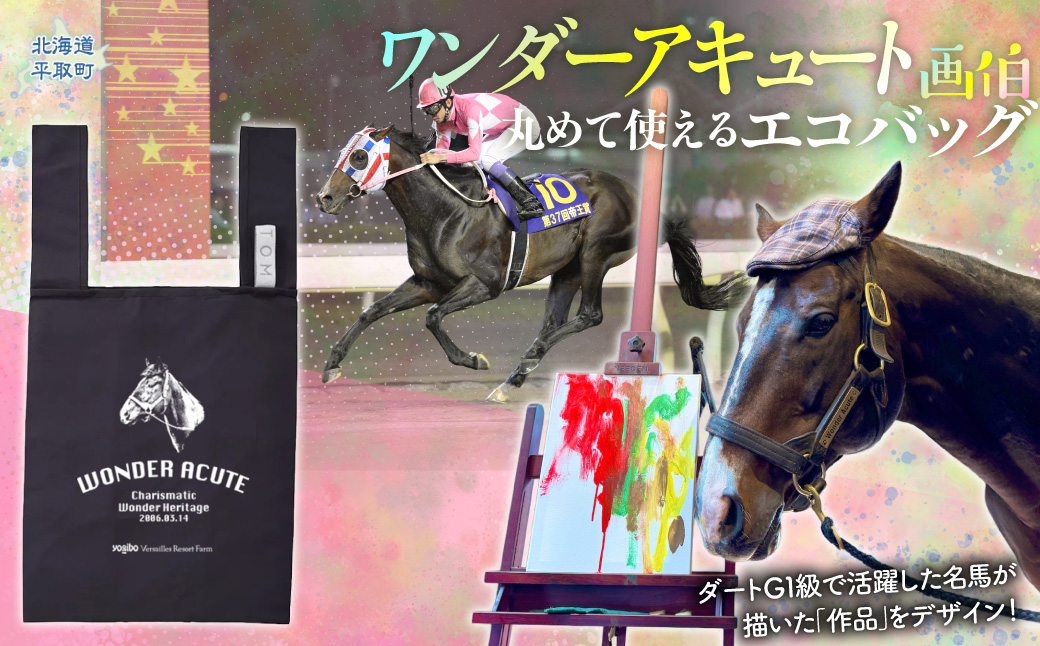 【ワンダーアキュート】丸めて使えるエコバッグ BRTV204