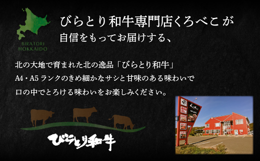 【A4/A5ランク黒毛和牛】びらとり和牛焼肉バラエティーセット450ｇ BRTB022