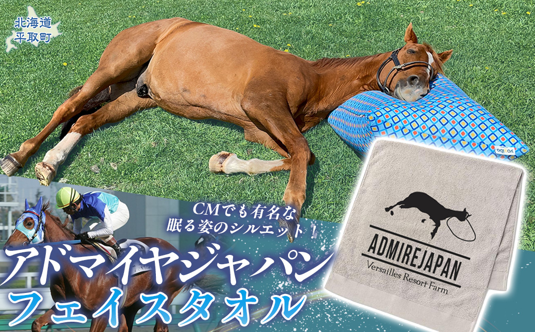 【アドマイヤジャパン×Yogibo】フェイスタオル BRTV042