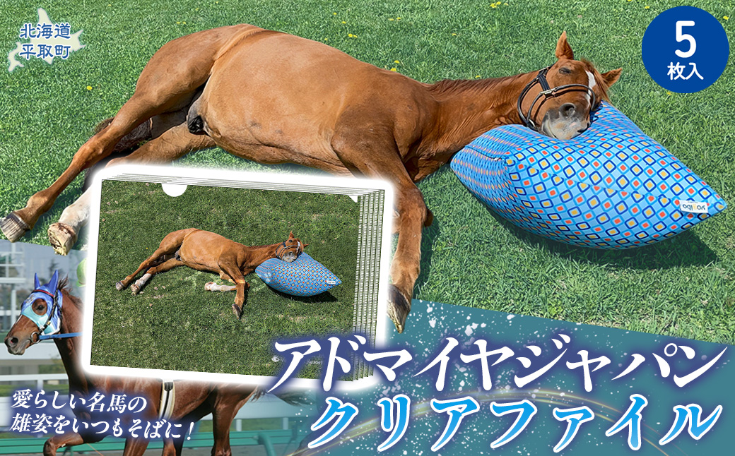 【アドマイヤジャパン×Yogibo】クリアファイル5枚入り BRTV046