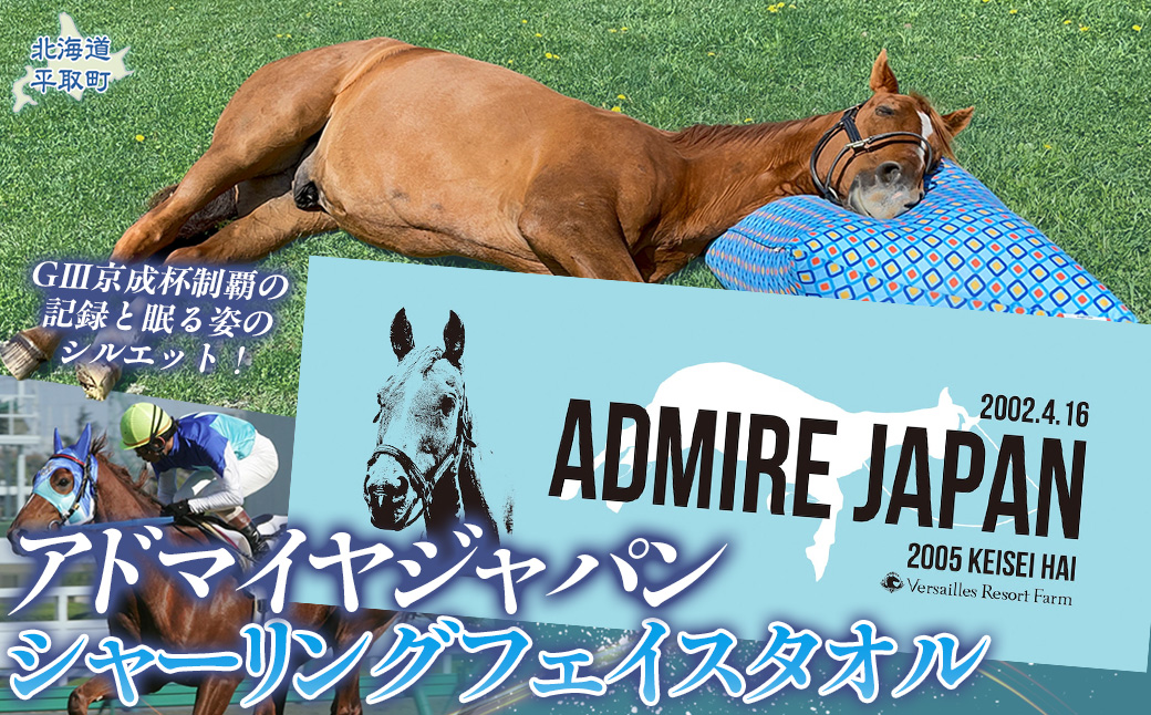 【アドマイヤジャパン×Yogibo】シャーリングフェイスタオル BRTV040