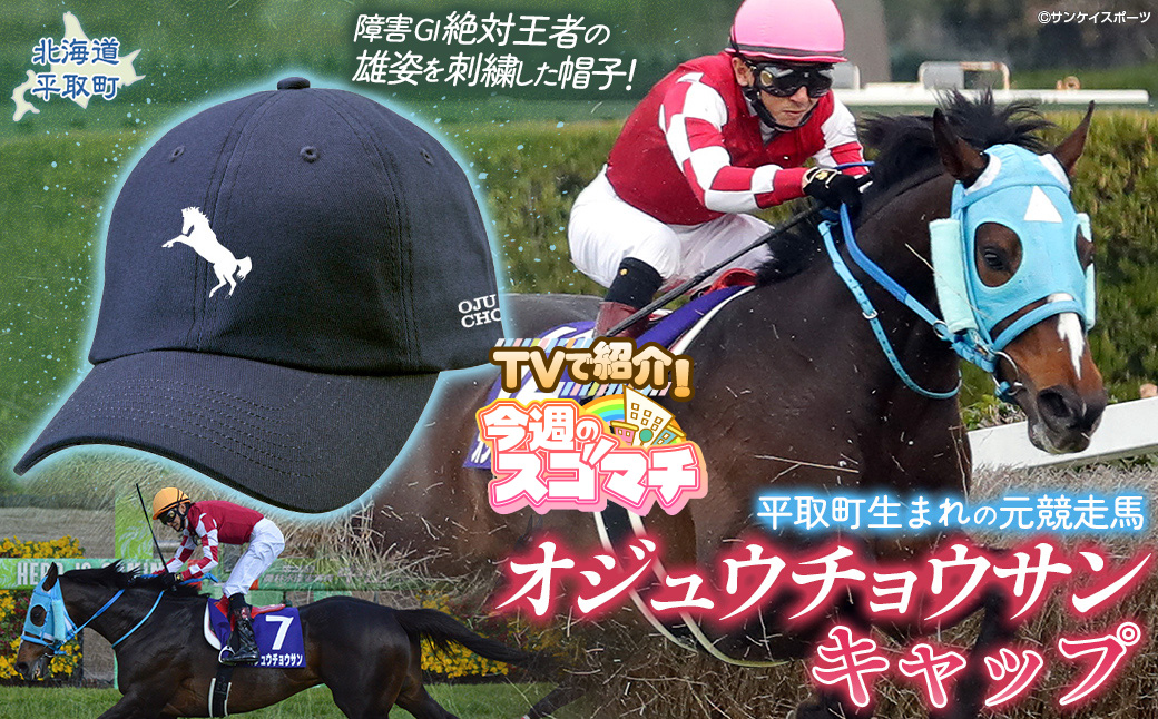 【TVで紹介！】【オジュウチョウサン】キャップ BRTV011