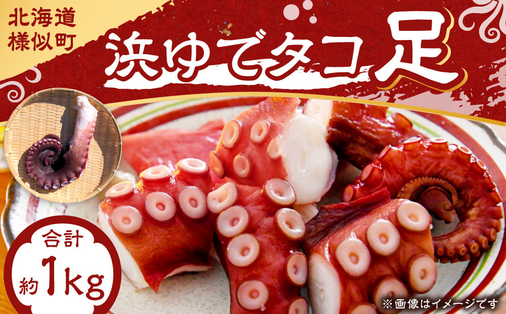 浜ゆでミズタコ足 1kg（200g×5袋）（ミズタコ)