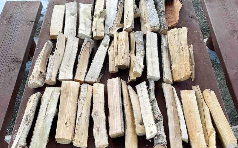 【訳あり】広葉樹ミックスたき火お試しセット(9kg×1箱)