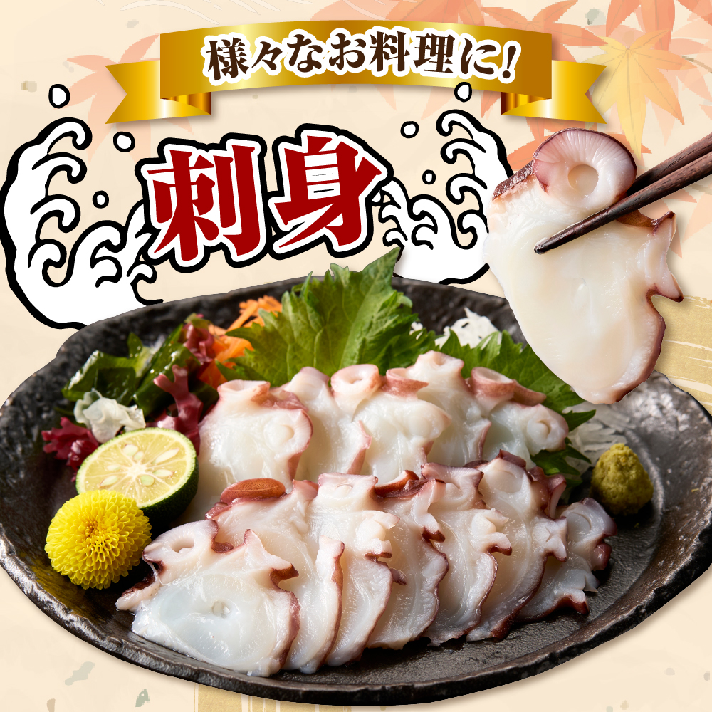 えりも【マルデン特製】北海道産お刺身用たこ足1kg【er002-082】