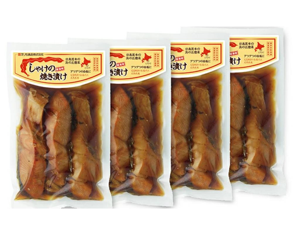 北海道産秋鮭の焼き漬（3切入×4袋）【er001-039】