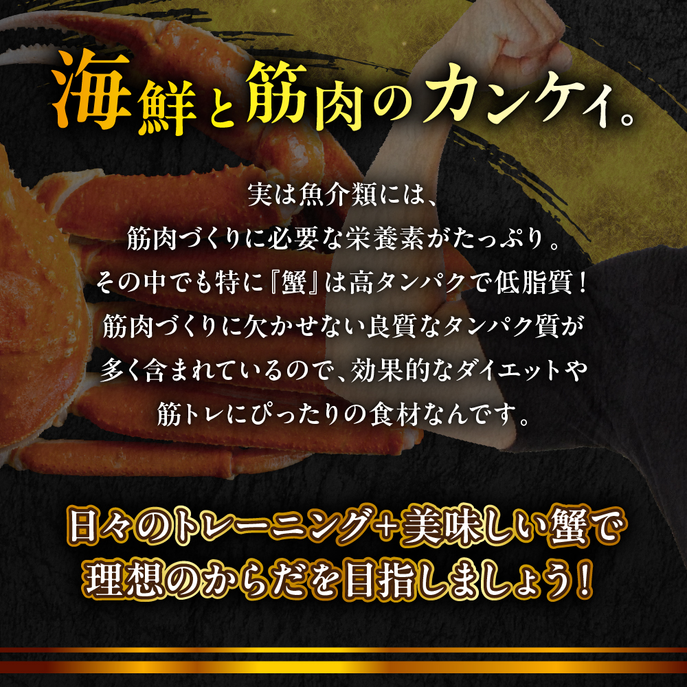 本ズワイガニ5肩（約2㎏）【er018-045-b】