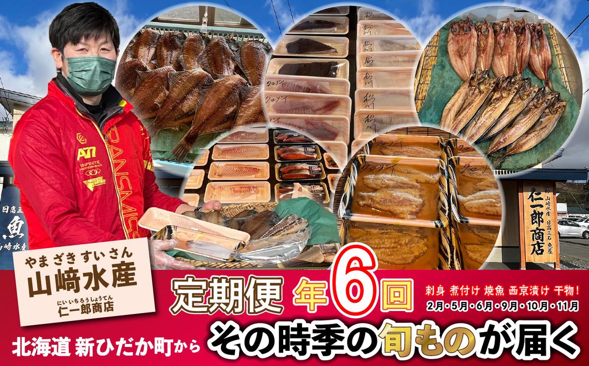 ＜定期便6回＞北海道産 旬のお魚 4～5種 お楽しみ定期便