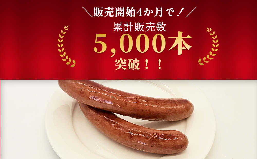 北海道産 黒毛和牛 100％ こぶ黒 BIG フランクフルト 4本 入り 【LC】 和牛 牛肉 ソーセージ 冷凍