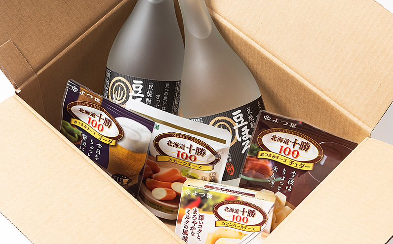 焼酎豆ほろりとおつまみチーズセット お酒