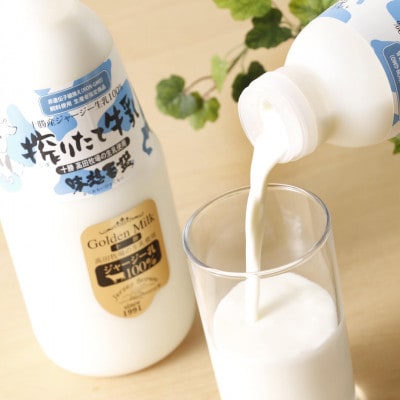 十勝ジャージーセット 大 各1本(飲むヨーグルト500g、牛乳750ml )【配送不可地域：離島】【1725498】