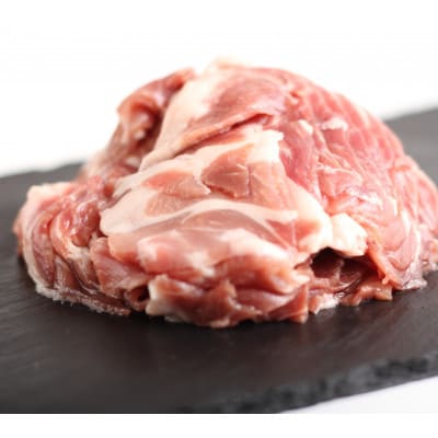 十勝鹿追町産放牧黒豚　ひき肉＆切り落としセット 計1,950g(1919)【配送不可地域：離島】【1547522】