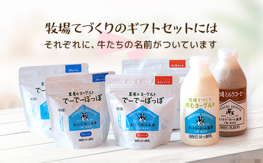 【カントリーホーム風景】牧場てづくりギフト「ピリカ」 ヨーグルト ミルクコーヒー セット　4種計6点【配送不可地域：離島】【1514512】