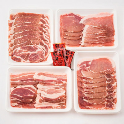 鹿追豚 豚丼セット 1.6kg (鹿追豚Dセット 400g×4) 北海道十勝鹿追産【0119】【配送不可地域：離島】【1592849】