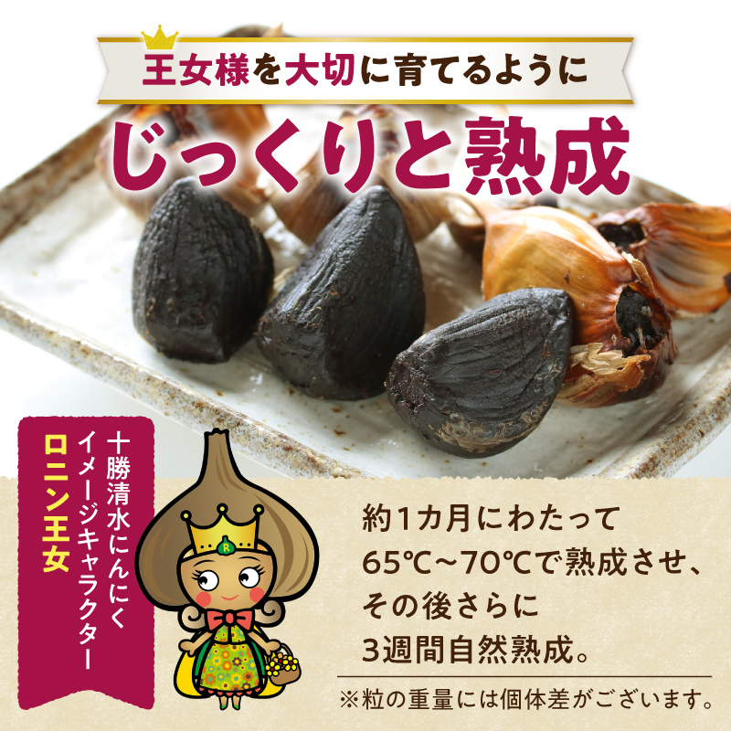 【北海道産】十勝熟成黒にんにく 500g×1 にんにく ニンニク ガーリック 黒にんにく 北海道産にんにく_S021-0027
