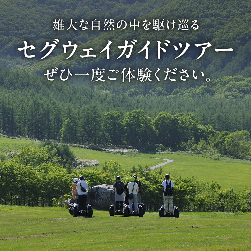 十勝千年の森 入場券＋セグウェイツアー券 1名分【北海道 清水町 自然 十勝千年の森 十勝毎日新聞社 ガーデン 入場券 セグウェイ セグウェイ社公認 ツアー レジャー おでかけ】