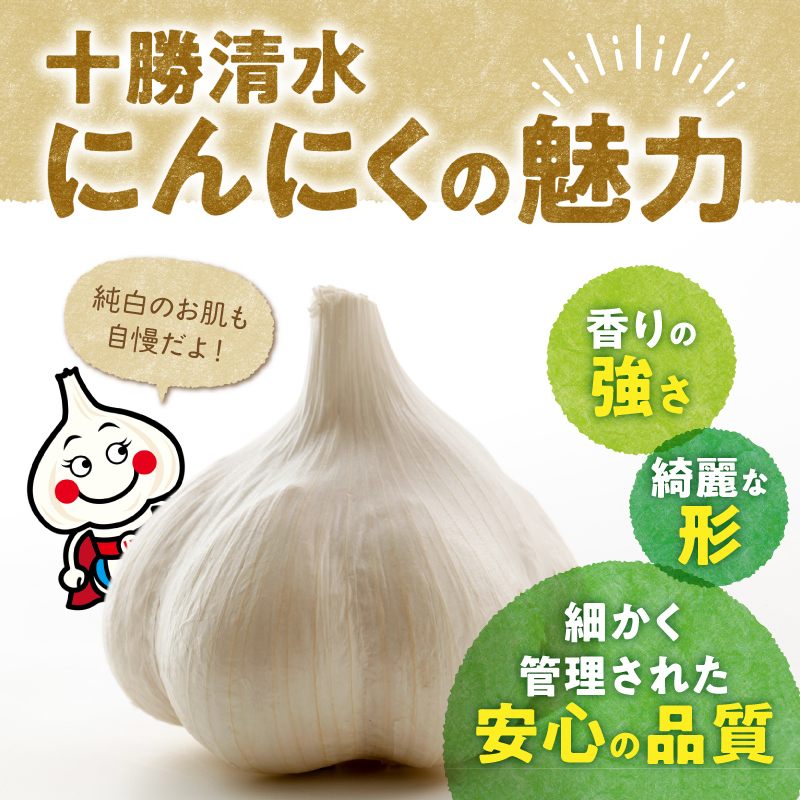 【北海道産】十勝育ちのにんにく バラ4kg にんにく ニンニク ガーリック にんにく 北海道産 にんにく_S021-0025