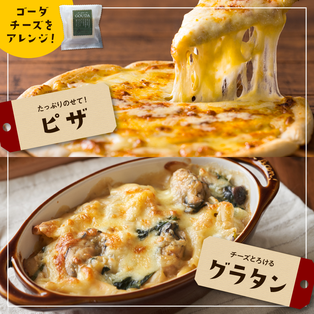 8月発送 北海道十勝芽室町 牧場チーズ２種類セット me020-005c-8