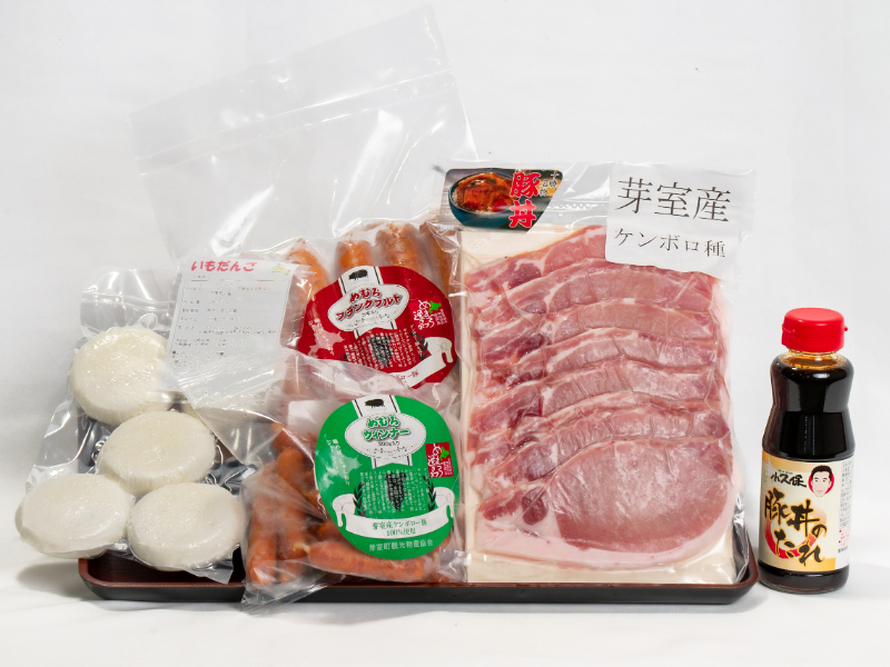 北海道十勝芽室町 ケンボロー豚の豚丼セット me003-018c