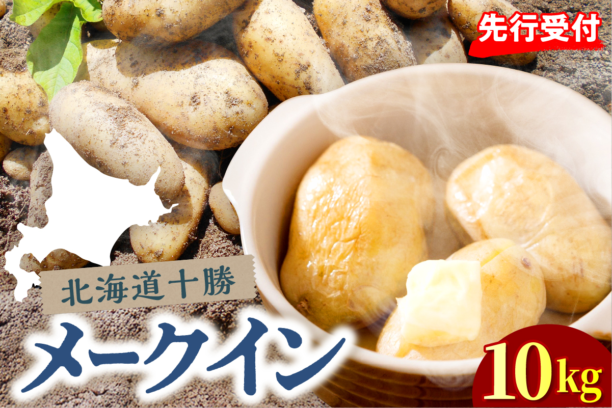 【先行受付】【2026年10月下旬より順次出荷】北海道 十勝芽室町 メークイン Mサイズ 10kg me078-007c-26