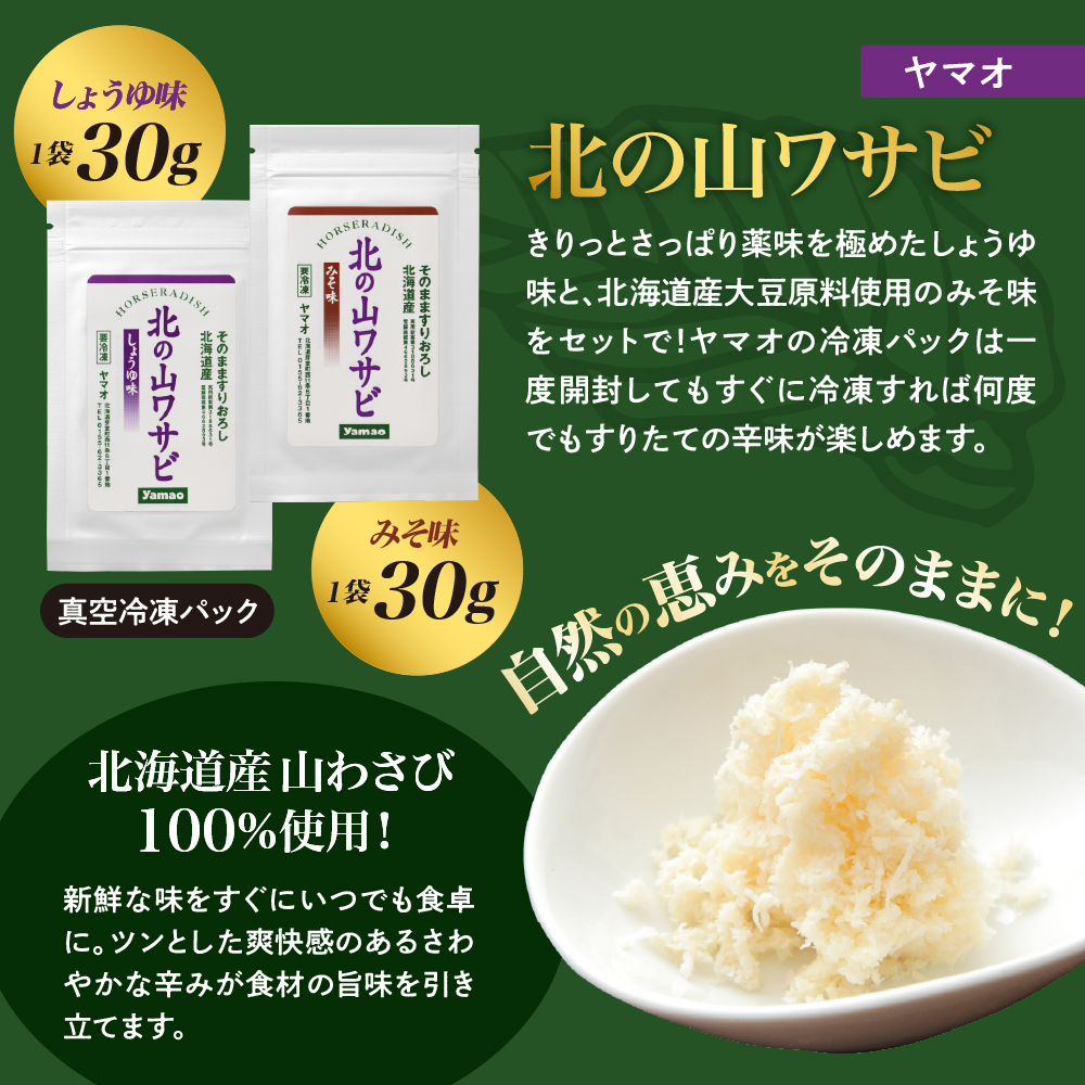 北海道十勝芽室町 湯煎で簡単！ 手ごねハンバーグと北の山ワサビ　me026-043c